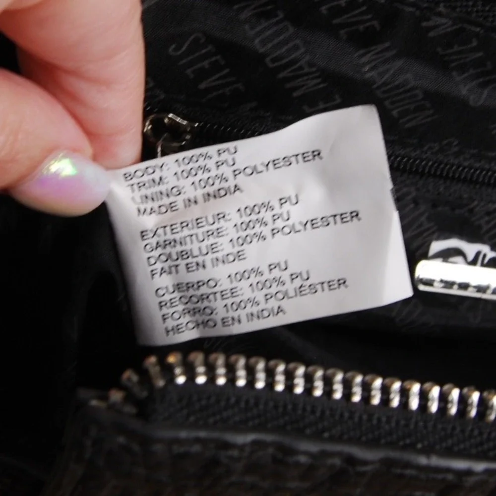 Steve Madden black vegan
